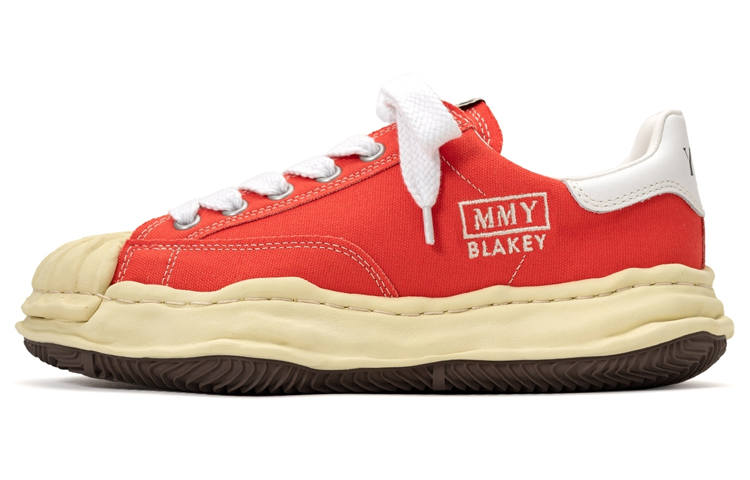 MIHARA YASUHIRO Blakey VL OG Sole Canvas Low top Low top Stylish Skateboarding Shoes Unisex Orange