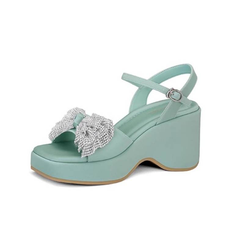 JESSICA SOPHIA Synthetic Leather One Strap Sandals Women's