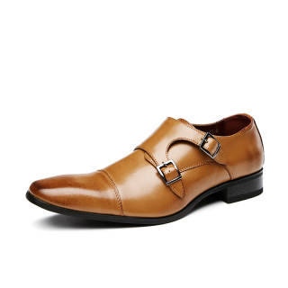 BAILUNHAN Dress Shoes Men's Low Top Black, Brown