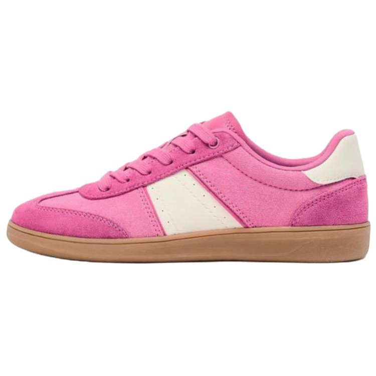 ZARA Low top Skateboard Shoes Women's Rose Red