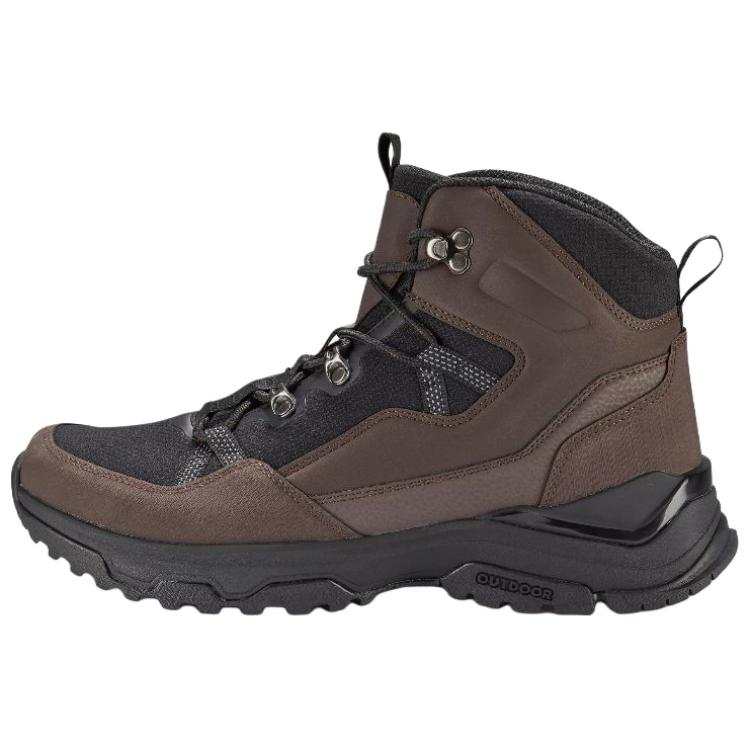 Clarks Huntsham Lace Abrasion Resistant Short Outdoor Boots Men's Brown