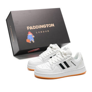 Paddington Bears Synthetic Leather Height Increasing Low top Skateboard Shoes Unisex