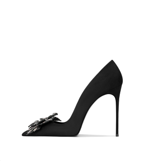 ;HMZ Cow Suede Slim Heel High Heels Women's