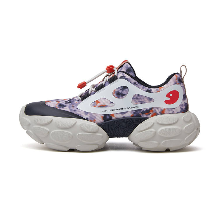 U.IN Painted Travel Shoes, Murasen 2 Hazy Floral Solid Color Collection Mesh Chunky Sneakers Women's