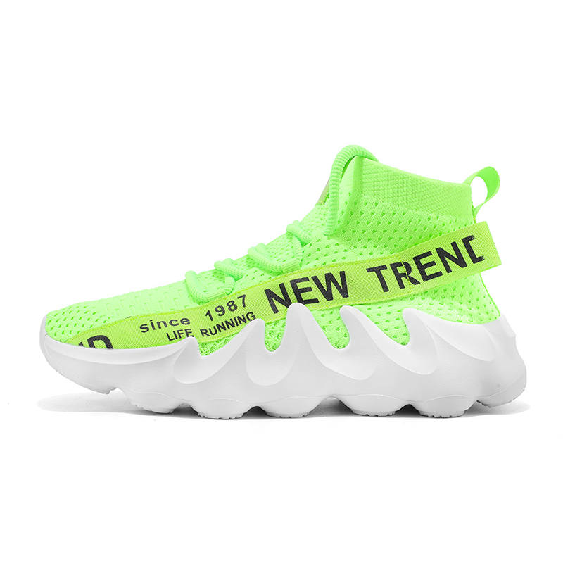 Frank Mully Fabric Casual Shoes High top Fashionable And Versatile Trendy Men's