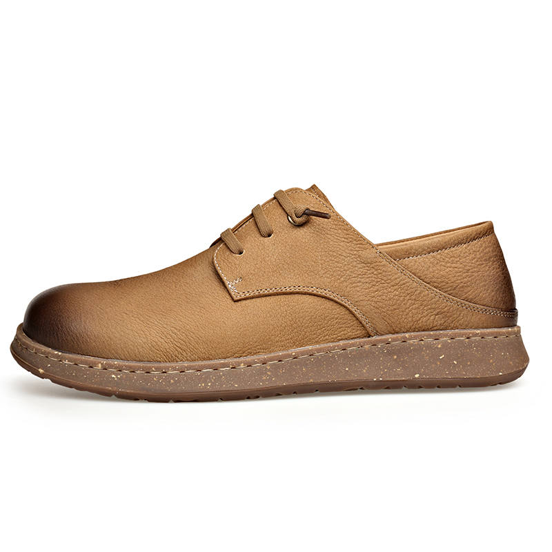 PT'SON PT'SON Casual Leather Shoes Men's Low Top