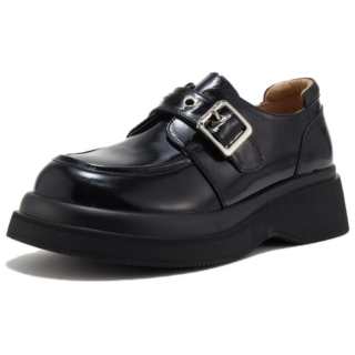 Teenie Weenie Cow Leather Loafers 5CM Women's