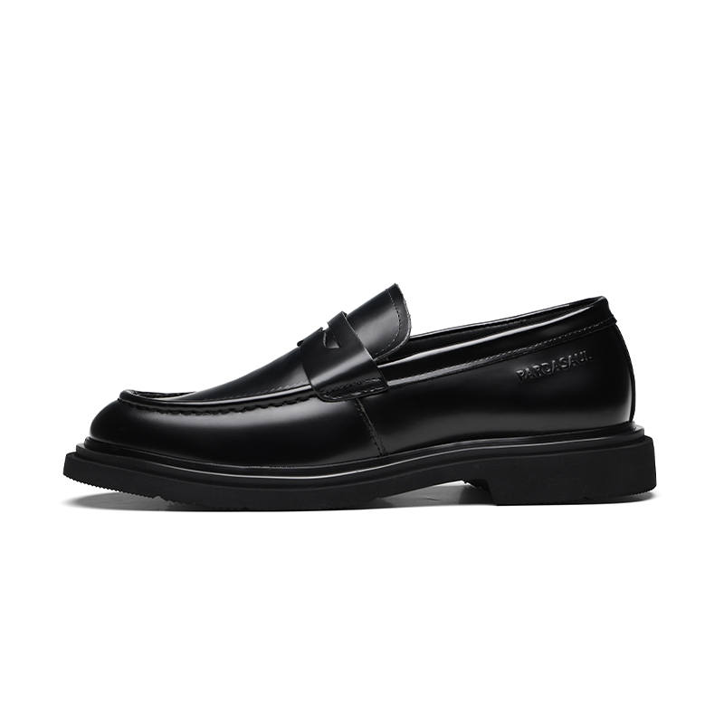 PARDASAUL Cow Leather Casual Shoes Men's Black
