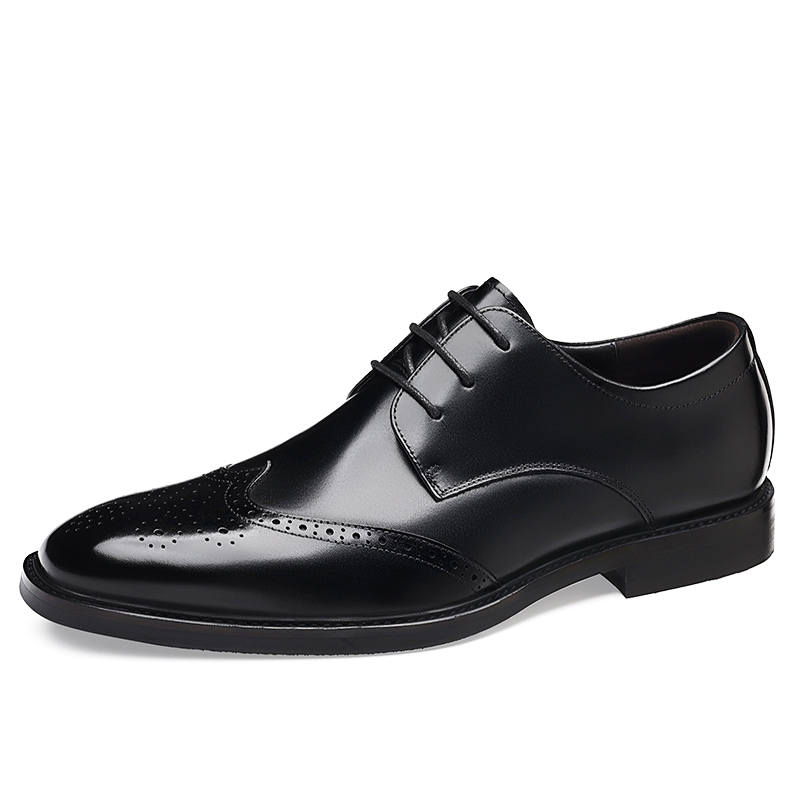 POPULAR ROUSE PR Top Grain Cow Leather Dress Shoes Men's