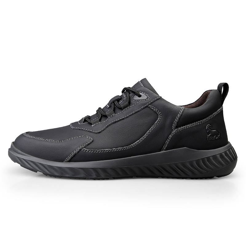 BECK Cow Leather Abrasion Resistant Slip Resistant Low top Casual Shoes Men's