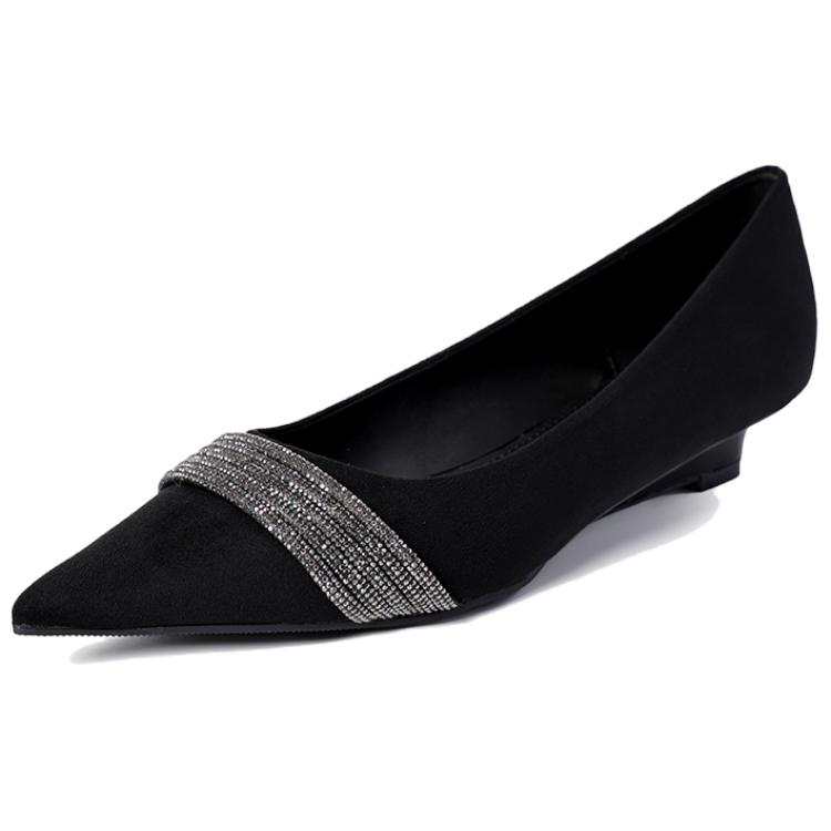 QITUMAUL Suede Irregular Heel High Heels Women's