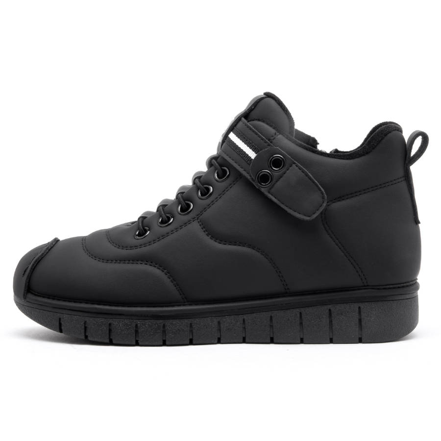 KANGLINIAO Soft Sole Fleece Lined Sports Comfortable Mid top Casual Shoes Women's