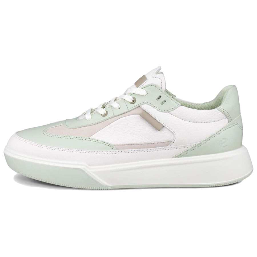 Ecco Street Court W Low top Casual Shoes Women's White Green