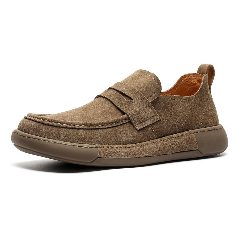 MODENGPAN MODENGPAN Men's Casual Shoes Men's Low Top Brown