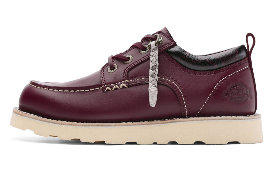 Dickies Year Of The Snake Element, Versatile Trendy Work Boots Men's Dark Red