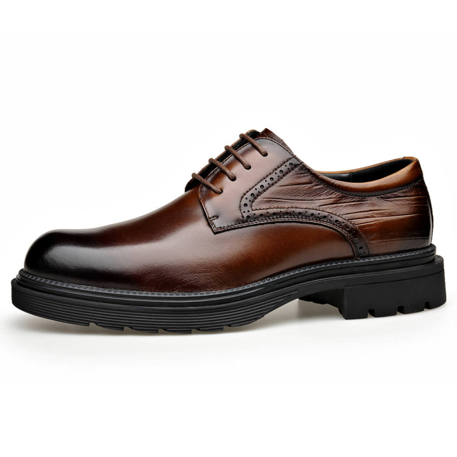 KAIMALONG Cow Leather Casual Shoes Men's