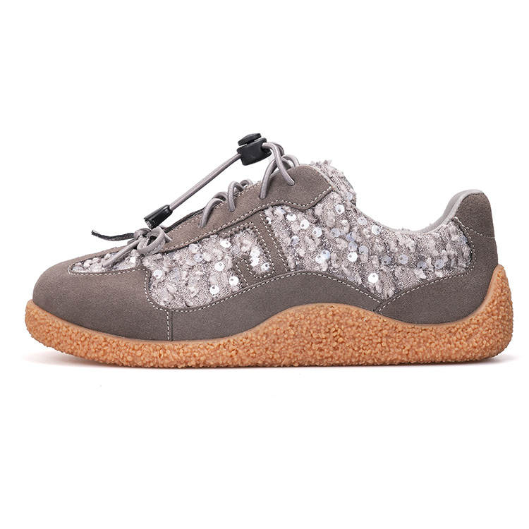 Joy&Mario Fabric Height Increasing Low top Casual Shoes Women's