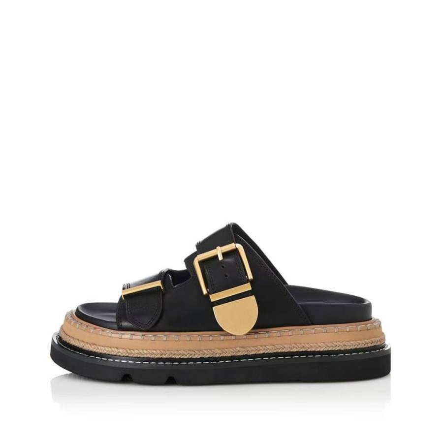 ALIAS MAE Rubber Foam Outsole Odor Resistant Slide Slippers Women's Black