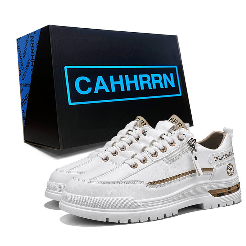 CAHHRRN Pu Abrasion Resistant Abrasion Resistant Low top Casual Shoes Men's