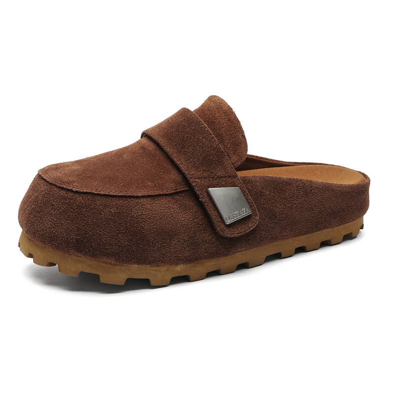 MPZY Odor Resistant Antibacterial Odor Resistant Antibacterial Closed Toe Slippers Unisex Brown