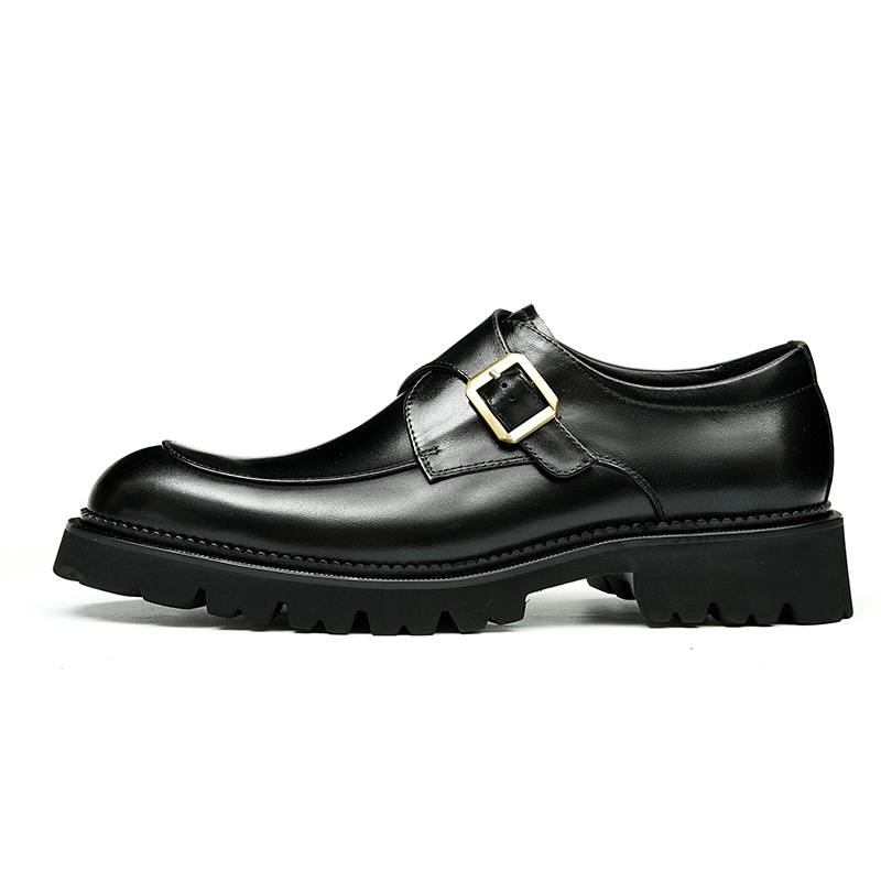 ASTON M.JAZZ Top Grain Cow Leather Casual Shoes Men's