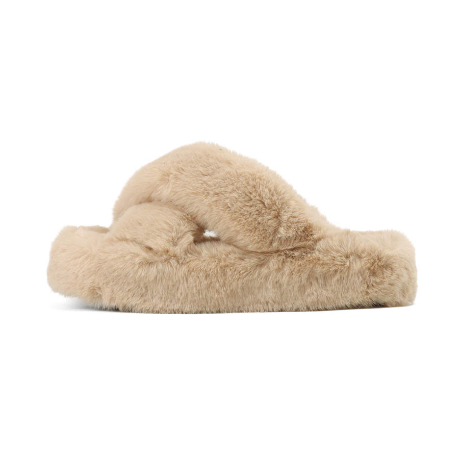 JOSINY Slip on Crisscross, Slide Slippers Women's