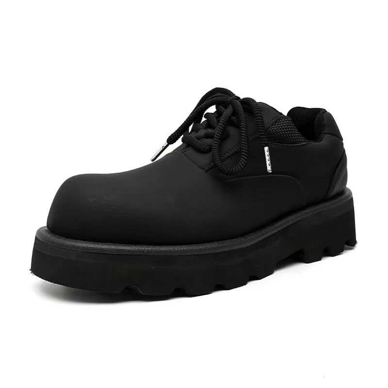 MODENGPAN MODENGPAN Microfiber Leather Casual Shoes Men's Black