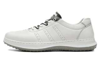 MELLEN Leather Low top Casual Shoes Men's White