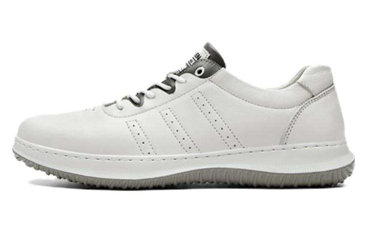 MELLEN Leather Low top Casual Shoes Men's White