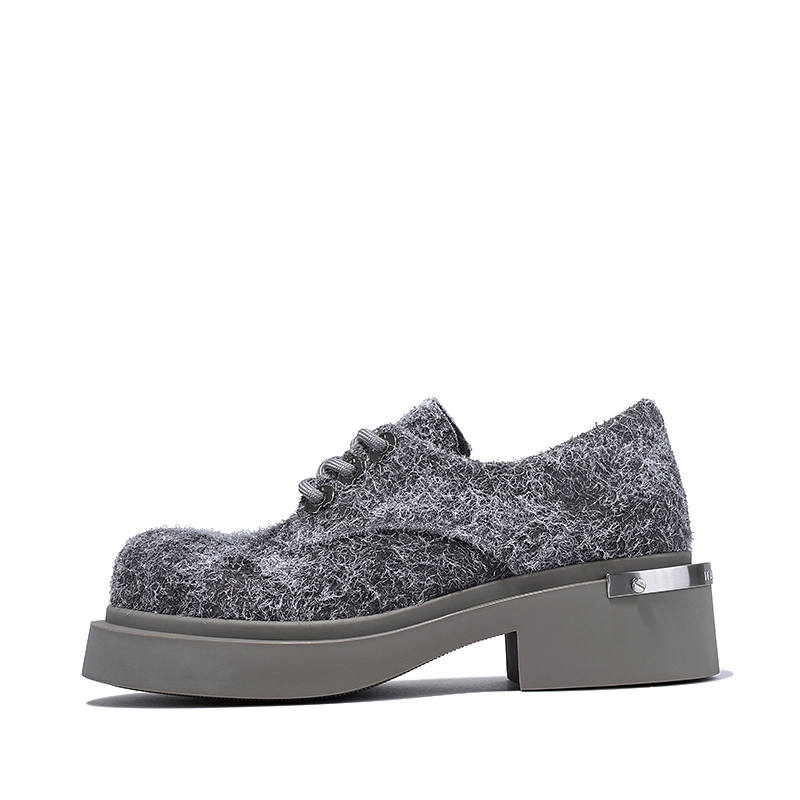 BELLALILY Cow Suede Loafers 4.5cm Women's