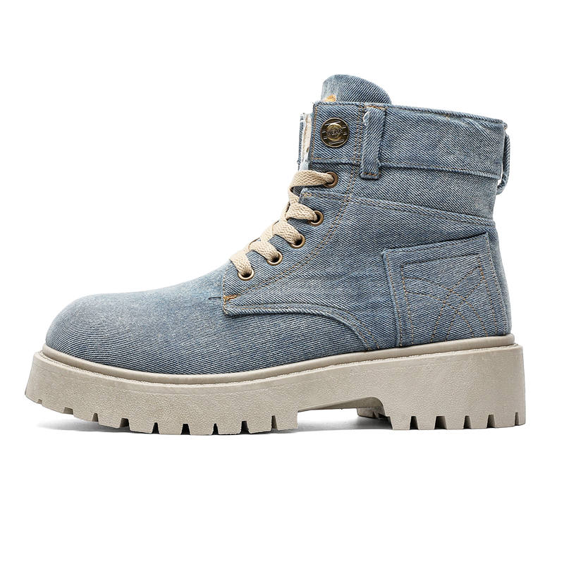 CariteSport Denim Short Combat Boots Men's