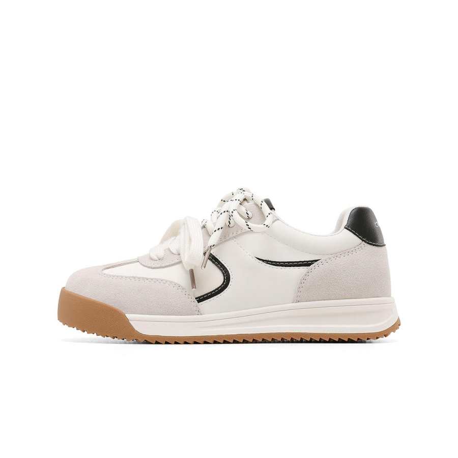 C°BANNER Cow Split Leather Low top Casual Shoes Women's