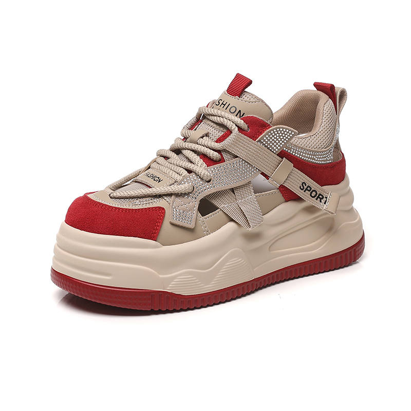 QITUMAUL Mesh Low top Skateboard Shoes Women's