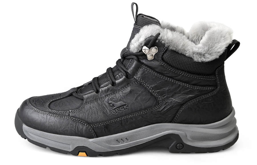 BECK BECK Thermal Cushioning Coverage Short Snow Boots Unisex Black