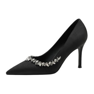MCKP Slim Heel High Heels 8cm Women's Black