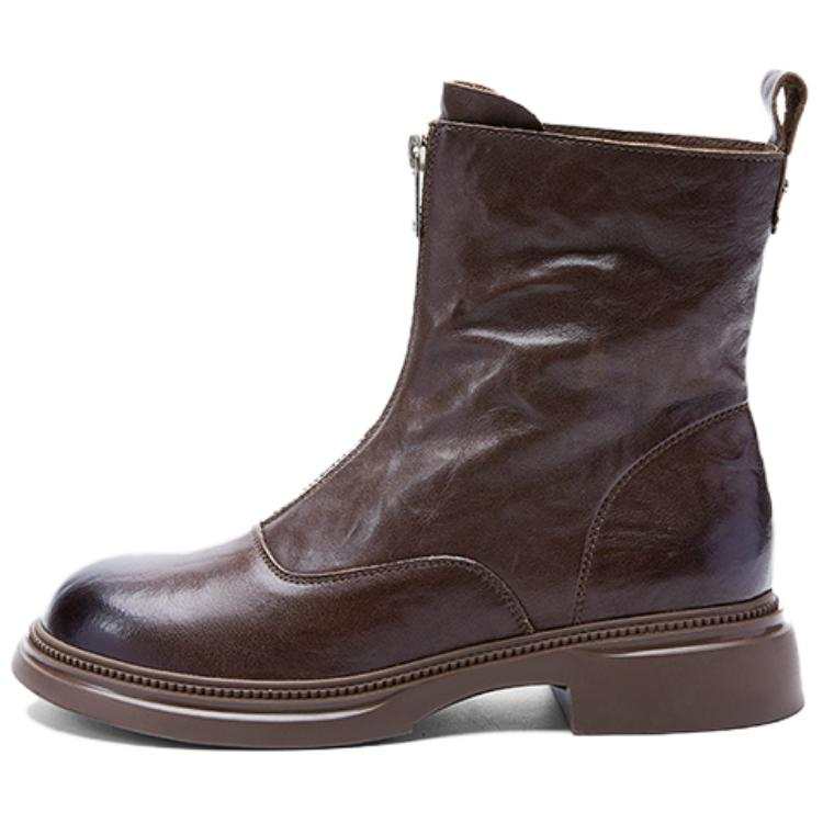 NINE WEST Cow Leather Ankle Boots Women's