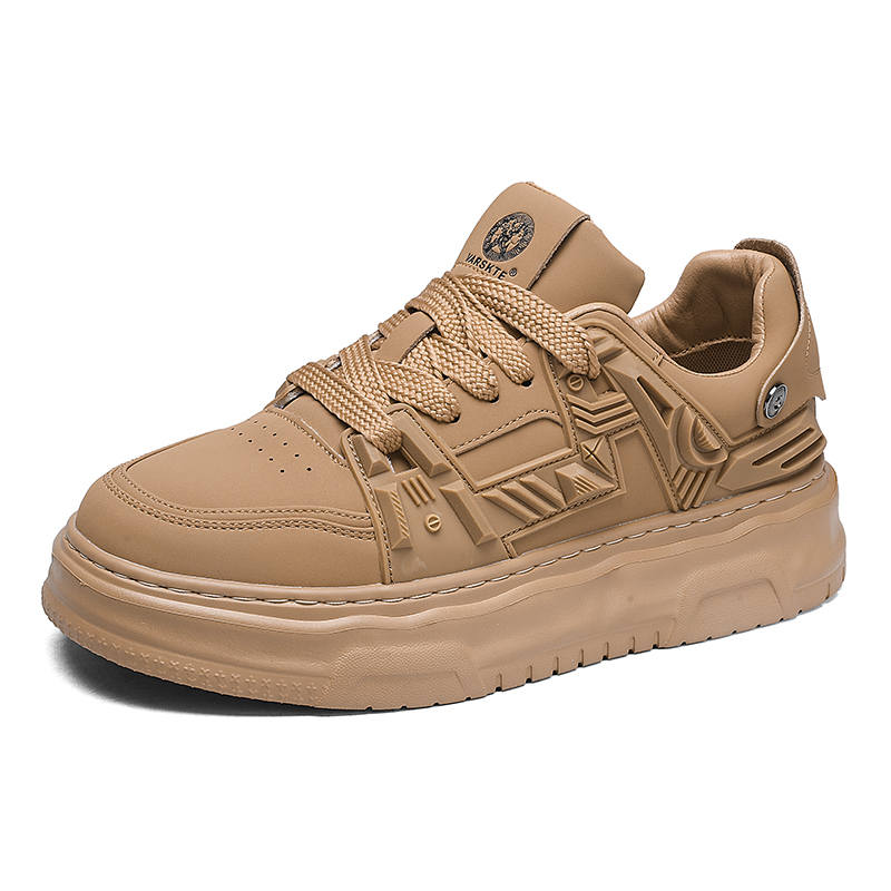 GONGNIULEITING Synthetic Leather Low top Skateboard Shoes Men's