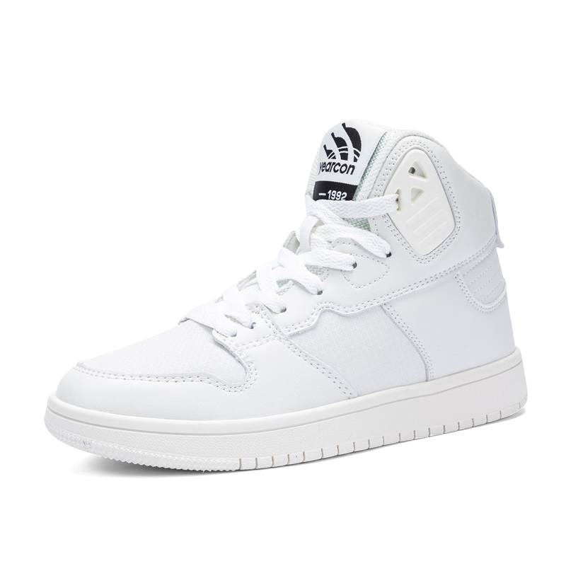 YEARCON YEARCON Synthetic Leather Cushioning Coverage Support Cushioning Coverage Support Mid top Platform Height Increasing