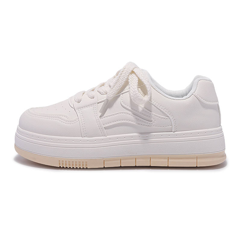 SNXR Cushioning Abrasion Resistant Cushioning, Wear Resistant Low top Skateboard Shoes Women's Beige