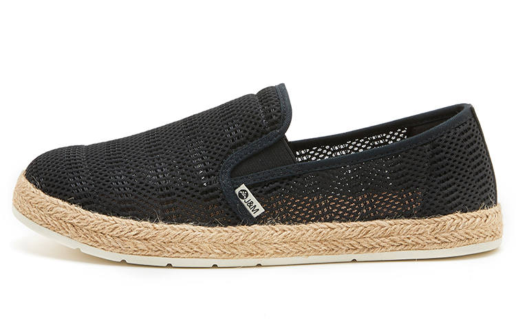 Joy&Mario Casual Shoes Men's Low Top Black/Beige