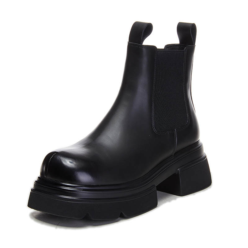 YOUYUSHI Pu Crew Chelsea Boots Women's