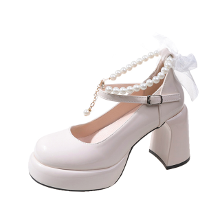 MXGM Chunky Heel High Heels 9cm Women's