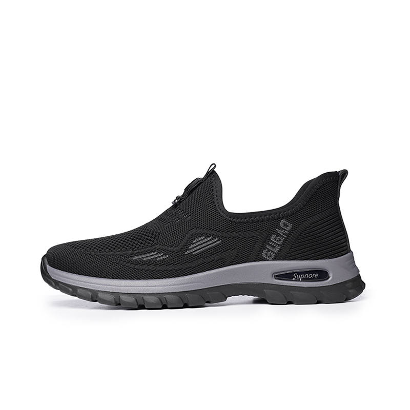 LAORENTOU Walking Shoes Men's Low Top Black