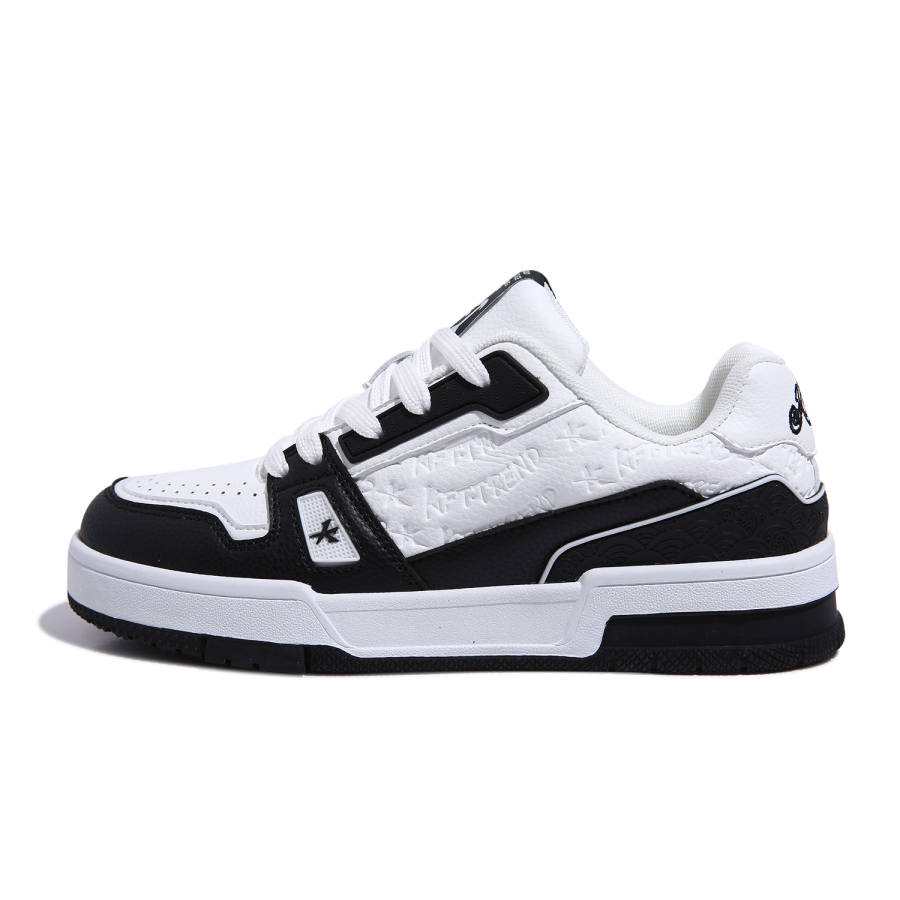 KFT KFT Cloud Pattern Microfiber Leather Low top Skateboard Shoes Unisex