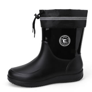 LONGYING Rain Boots Men's