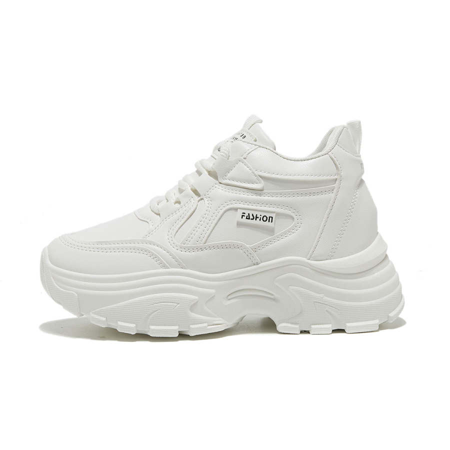 Medd Synthetic Leather Low top Chunky Sneakers Women's