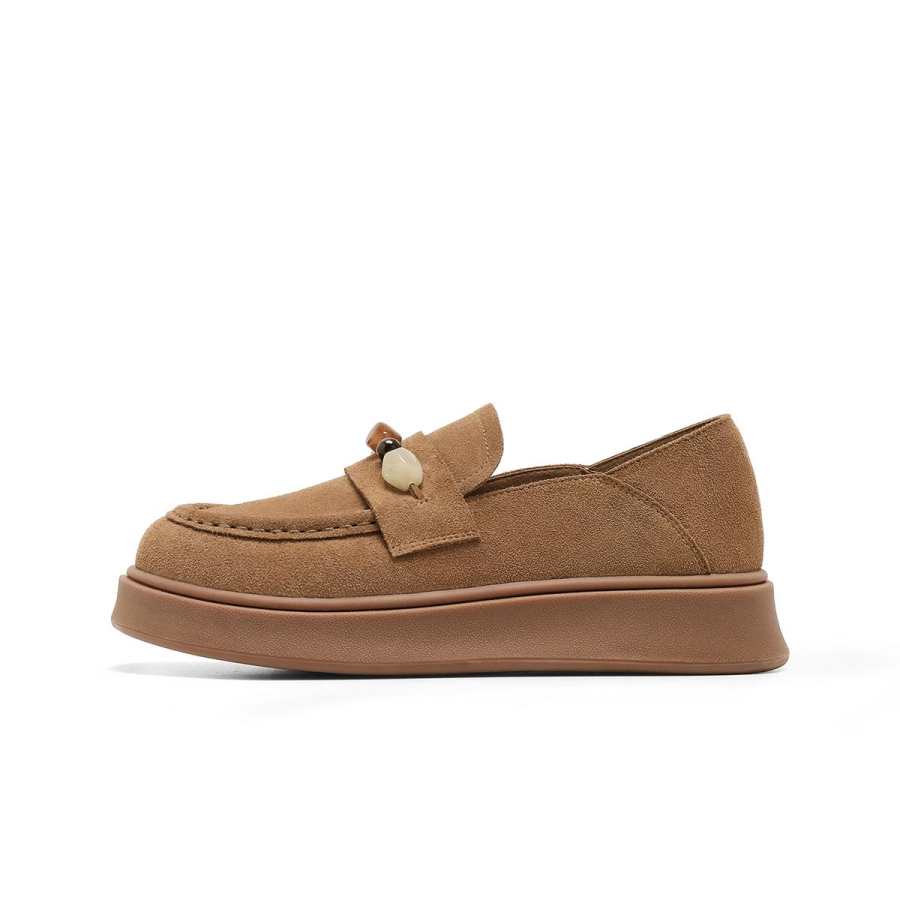 C°BANNER Loafers Women's Coffee/Beige/Camel