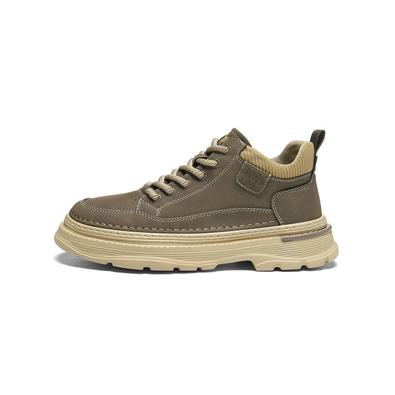 FAIRWHALE FAIRWHALE Work Boots Men's Low Top Khaki/Black Gray