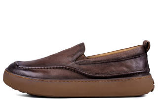 NIUHAN Top Grain Cow Leather Loafers Men's