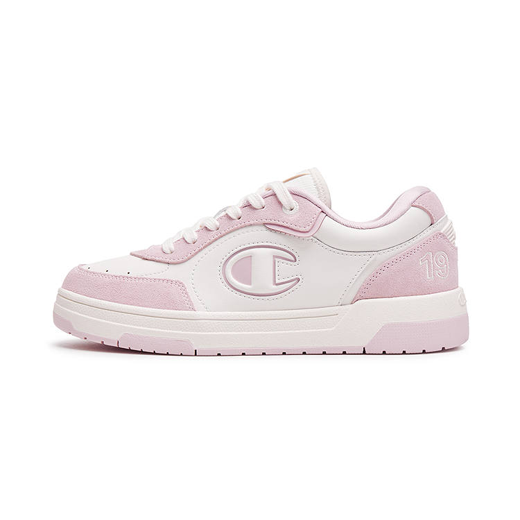 Champion Textile, Synthetic Leather Balance Low top Skateboard Shoes Unisex Milk White/Powder Frost